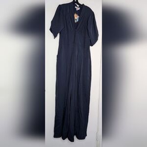 MISS CANDYFLOSS LEANDRA BO JUMPSUIT (NAVY BLUE) XL , New With Tags